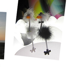 Frida und Alfred im nhow Foyer