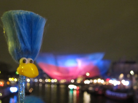 Franz Ferdinand mit Lichternetz