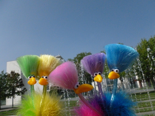 Die Mingos am Kanzleramt