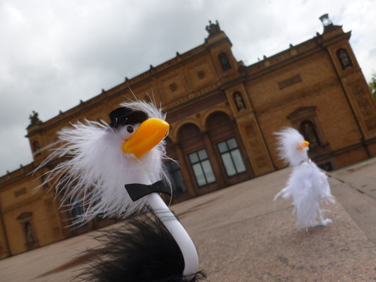 Frida und Alfred an der Kunsthalle
