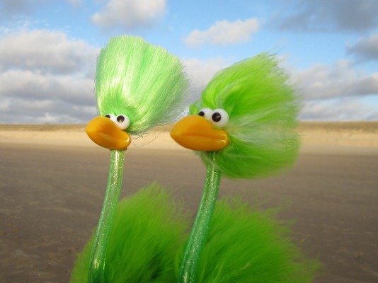 Frederike & Fred am Strand