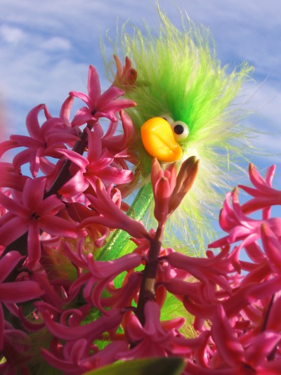 Frederike mit Hyazinthen