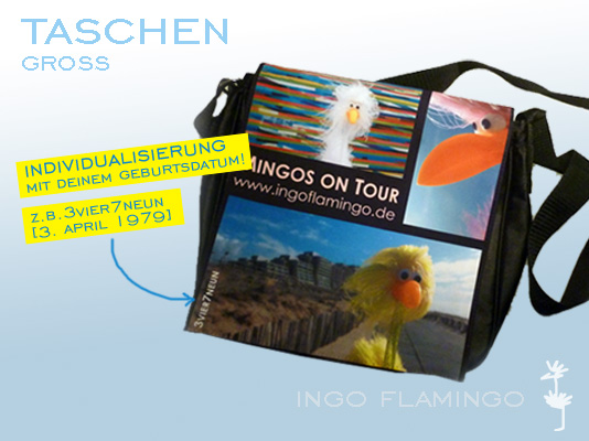 Taschen gro� Individualisierung