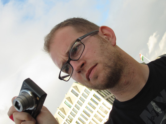 Matthias beim Mingofieren