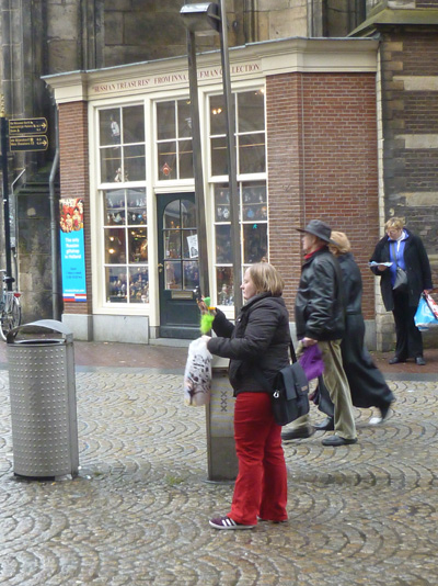 Steffi beim Mingofieren