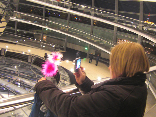 Steffi beim Mingofieren